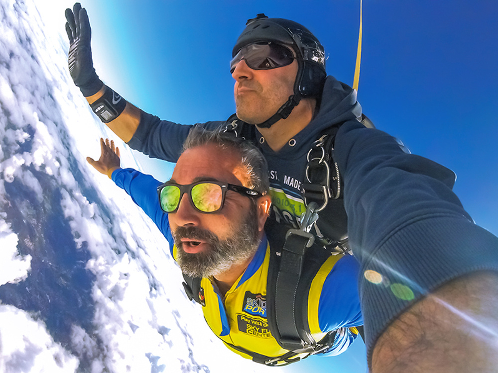 Salto paracaidas skydive regalo padres aventureros